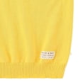 thumbnail image 5 of LUGOGNE Boys Sweater Vest Sleeveless Crew Neck Knit Pullover Fall Winter Warm Layering Knitwear Tops for Kids Children School Uniform Casual Classic Waistcoat Yellow,Size 9, 5 of 6