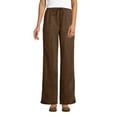 thumbnail image 3 of Lands' End Women's TENCEL™ Fiber High Rise Wide Leg Pants, 3 of 3