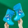 thumbnail image 4 of Otqutp Children's Drawstring Rain Boots Boys Baby Drawstring Rain Boots Girls Students Children's Sea Hunting Toddler Outdoor Water Shoes, 4 of 4