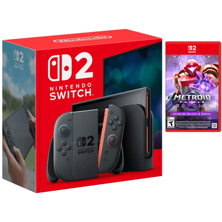 Nintendo Switch 2 Console and Metroid Prime 4: Beyond Game Bundle