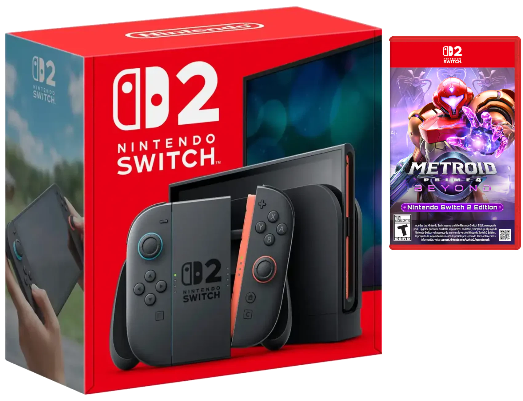 Nintendo Switch 2 Console and Metroid Prime 4: Beyond Game Bundle