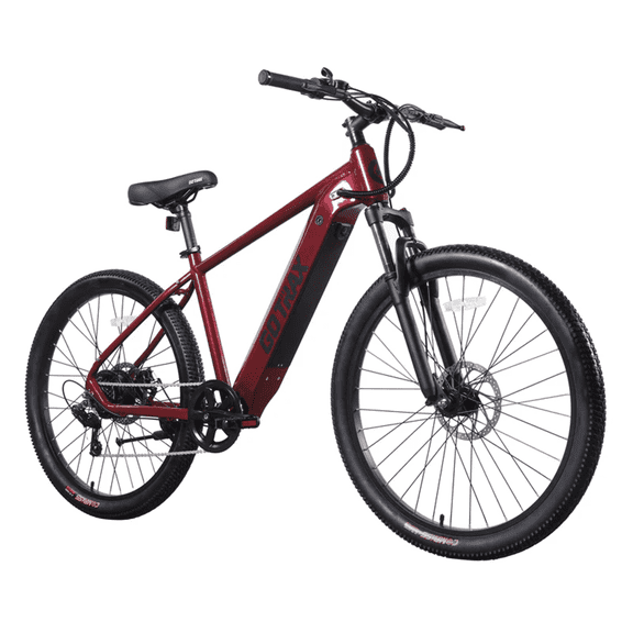 GOTRAX Approach 27.5" Step Over Electric Mountain Adult Bike with 350W Motor 20 MPH Up to 264lb, Red