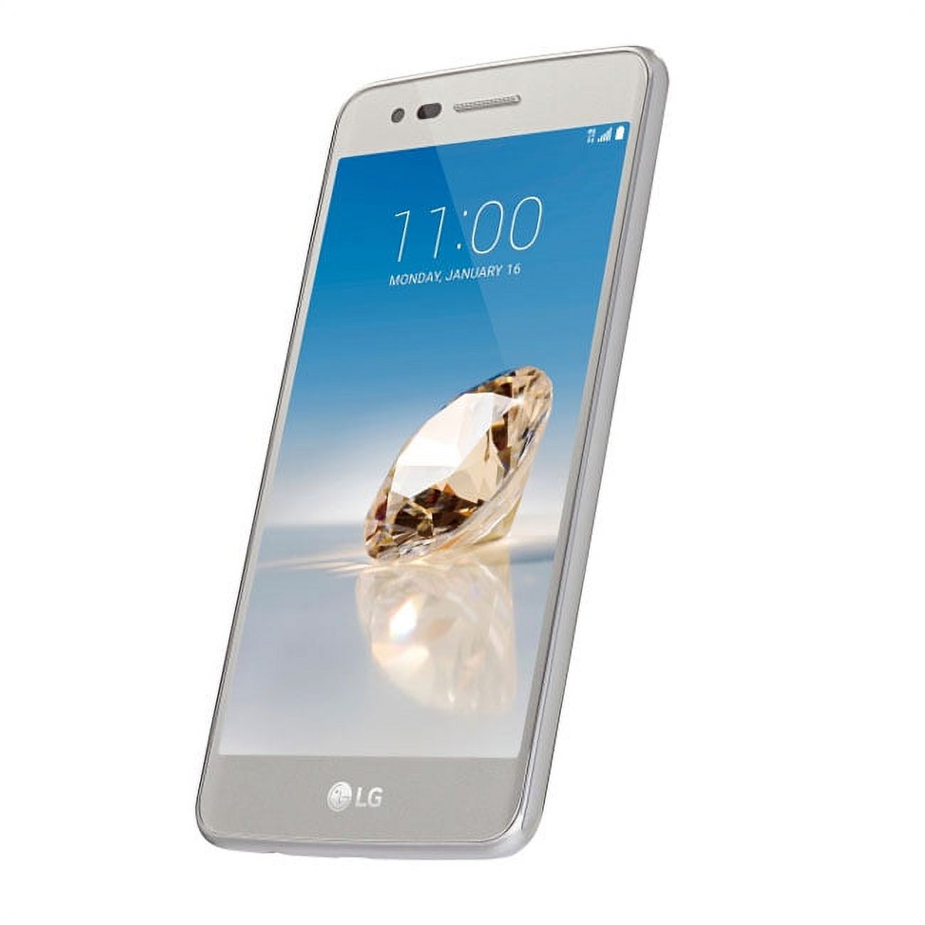 Pre-Owned LG Aristo M210 GSM (T-Mobile Unlocked) 16GB 5.0" Android Smartphone, Silver (Good) - image 5 of 5