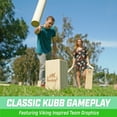 thumbnail image 4 of GoSports Backyard Size Premium Wood Kubb Viking Clash Toss Game Set for Kids & Adults, 4 of 7