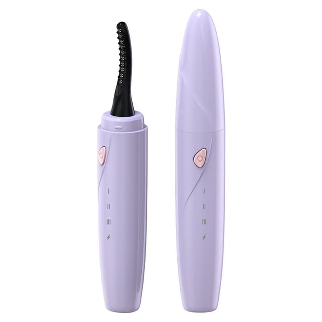 WIFKLSIIPG Recourbe-Cils Électrique Style Stylo Tête de Brosse Trois Niveaux de Température Recourbe-Cils Longue Durée