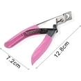 thumbnail image 5 of Fingernail Clipper Fake Nail Cutter Professional Nail Clippers Straight Edge Acrylic Nail Clipper Tips Manicure Cutter Guillotine Cut False Nails, 5 of 5