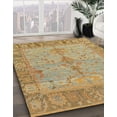 thumbnail image 2 of Ahgly Company Indoor Round Abstract Sedona Brown Oriental Area Rugs, 6' Round, 2 of 6