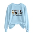 thumbnail image 2 of Halloween Sweatshirts for Women Lightweight Printing Oversized Sweaters Casual Loose Fit Long Sleeve Y2K Outfits Trendy Fall Winter Pullover Tops, 2 of 5