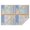 Multicolor Ethnic Striped, variant on Multicolor Geometric Boho Pattern Rectangle Tablecloth 60"x84",Waterproof Polyester Rectangle Table Cloth, Wipeable Spillproof Polyester Tablecloth for Dining, Camping, Indoor and Outdoor