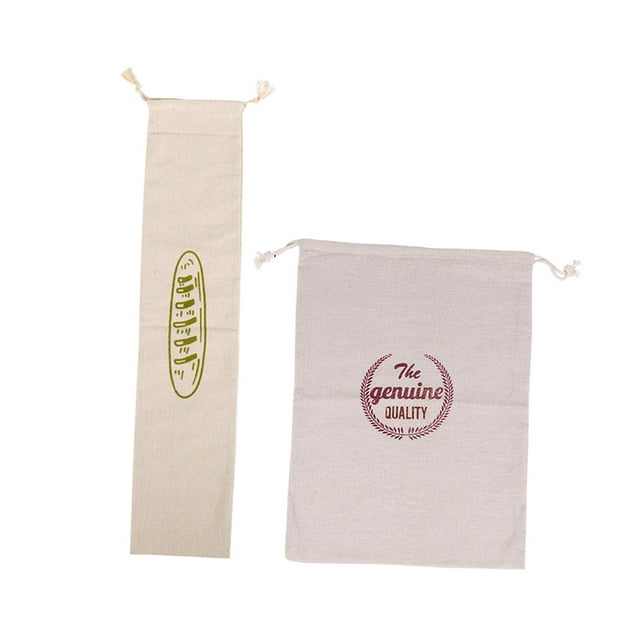 Bolsas de pan con cordón, resistentes, de gran capacidad, ligeras, para regalo y refrigerios 2 H rojo erecto verde