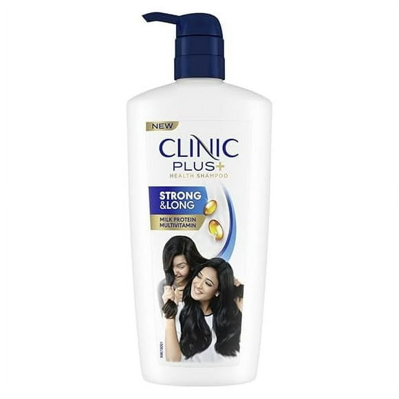 Clinic Plus Strong & Long Shampoo 650 ml|| With Milk Proteins & Multivitamins for Healthy and Long Hair - Strengthening Shampoo for Hair Growth