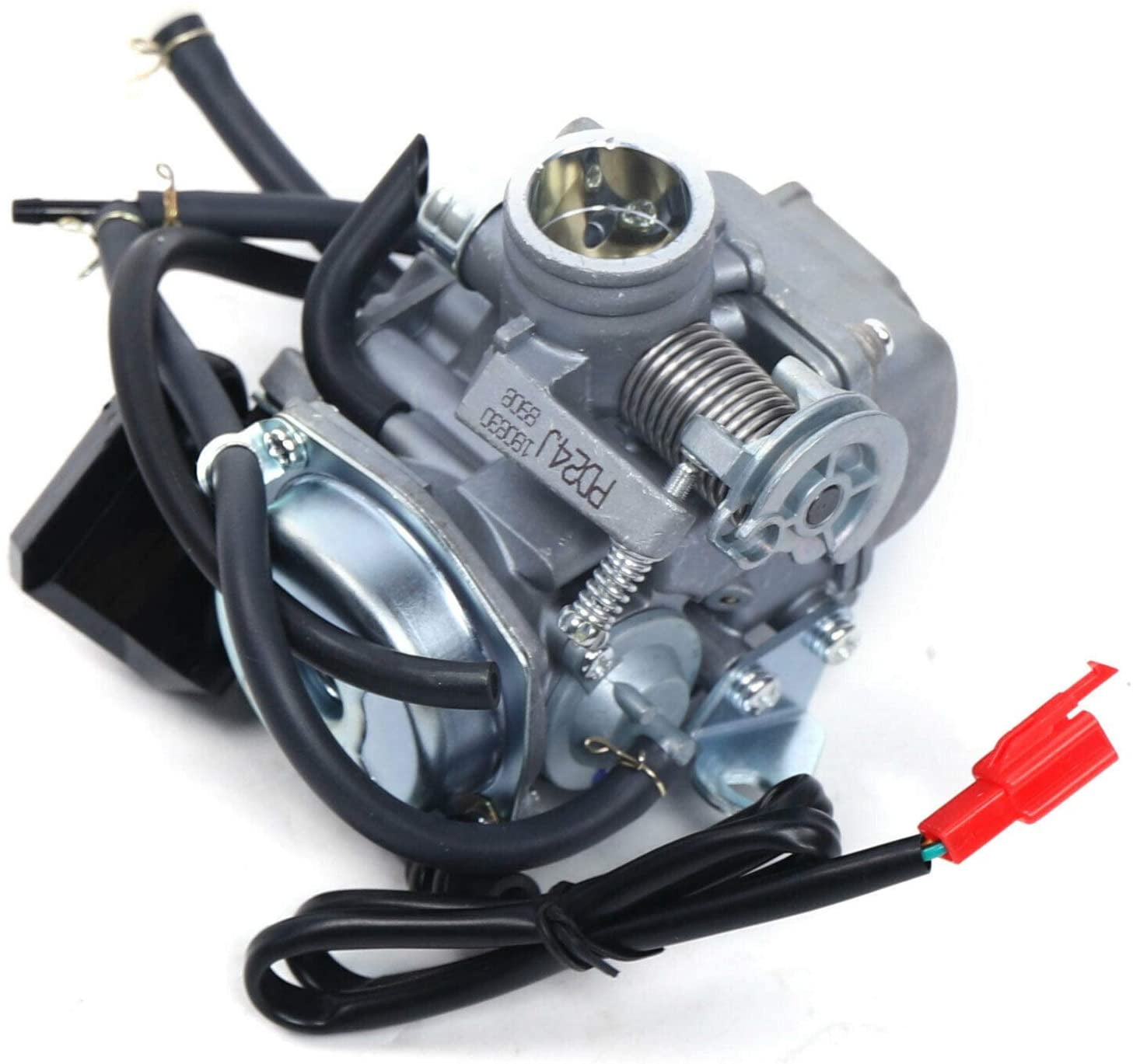 Fichiouy 150CC Single Cylinder 4-Stroke Complete Engine Motor Kit for Scooter ATV Go Kart Engine CVT Auto Clutch Motor Long Case