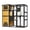 Brown + Pine + Extra Large, variant on Large Outdoor Cat Enclosure Wooden Catio with 2 Plant Stands, Multi-Level Cat Playpen with Weather-Resistant Roof, Resting Box, Climbing Ramps & Wire Mesh for Backyard Patio,Black