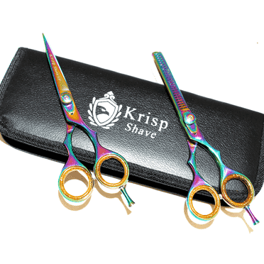 Hair Cutting Scissors Shears Thinning Set Hairdressing Salon Professional Barber Kit 5.5"