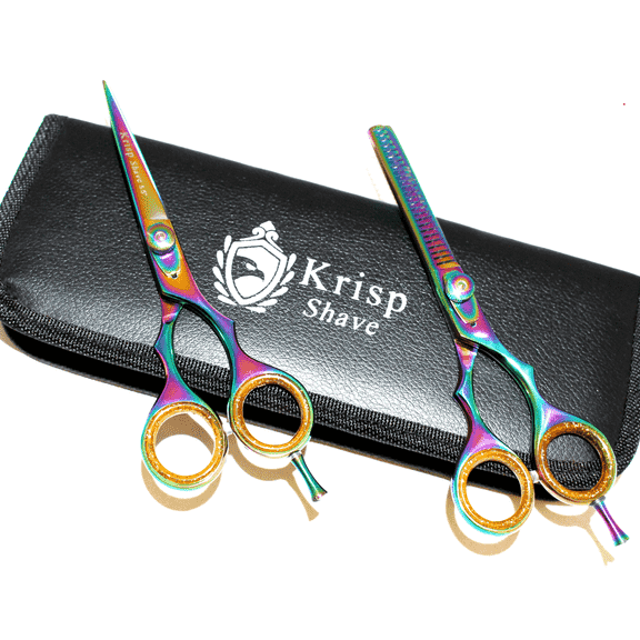 Hair Cutting Scissors Shears Thinning Set Hairdressing Salon Professional Barber Kit 5.5"