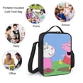 thumbnail image 5 of Happy Little Pig Backpack Three Piece Essentials 17 Inch Bag Lunch Tote Pen Case, 5 of 5