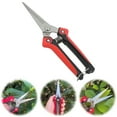 thumbnail image 2 of Stainless Steel Garden Pruner Multifunctional Branch Shears for Fruit Picking Bonsai Trimming, 2 of 6