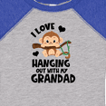 thumbnail image 4 of Inktastic Monkey I Love Hanging out with My Grandad Boys or Girls Baby Bodysuit, 4 of 5
