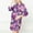 Purple, variant on AOOCHASLIY Bath Robes for Women Clearance Maternity Robe and Matching Baby Set Labor Delivery Robe and Swaddle Set