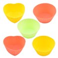 thumbnail image 1 of Bangcool Baking Cups Silicone Reusable 5PCS Washable Muffin Cups Cupcake Liners for Home, 1 of 10