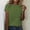 Z001-Army Green, variant on Womens T Shirts Crew Neck Short Sleeve Basic Summer Solid Color Tops 2025 Trendy Beach Casual Classic-Fit Comfy Outfits Clothes