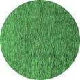 thumbnail image 1 of Ahgly Company Indoor Round Abstract Emerald Green Modern Area Rugs, 8' Round, 1 of 4
