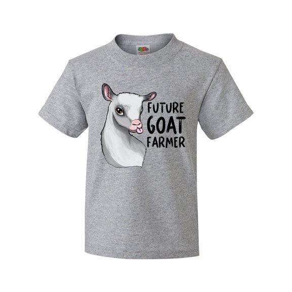 Inktastic Future Goat Farmer Youth T-Shirt