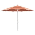 thumbnail image 1 of California Umbrella 11 ft. Fiberglass Double Vent Sunbrella Tilt Market Umbrella, 1 of 11