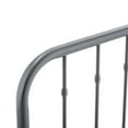 thumbnail image 3 of Modway Lennon Modern Farmhouse Metal Adjustable Headboard, Full Sized, Gray, 3 of 7