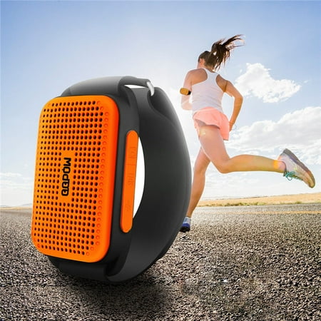 Portable TF h Wireless Stereo Music Speakers Sport h Camera Controller 80DB Arm Belt Phone Speakers