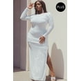 thumbnail image 2 of Patterned Rhinestone Plus Size Maxi Dress, 2 of 3