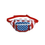 GT Collection USA Stars and Stripes Adjustable Fanny Pack