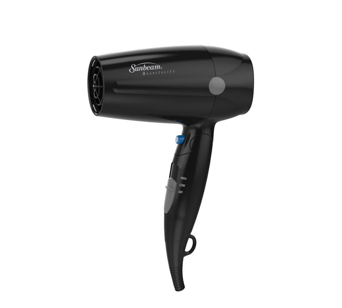 Sunbeam HD3005005 1875 Watt Folding HandHeld Hair Dryer, Black