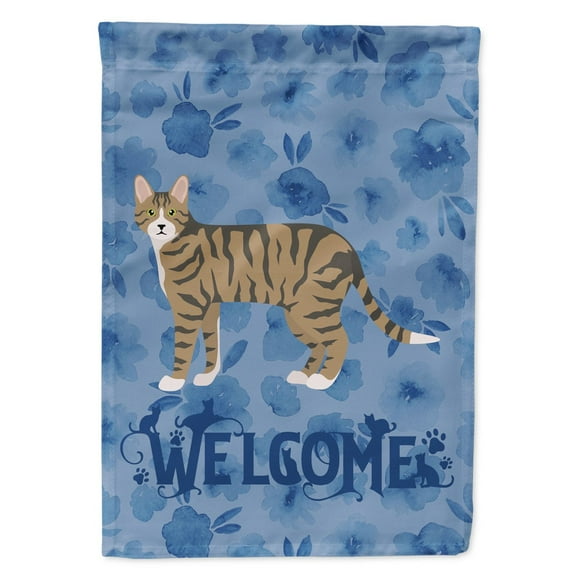 Carolines Treasures CK4874GF Dragon Li 2 Cat Welcome Flag Garden Size Small multicolor