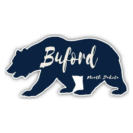 

Buford North Dakota Souvenir 3x1.5-Inch Fridge Magnet Bear Design