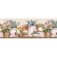 thumbnail image 1 of Bordure de Papier Peint à Motif Floral GS96021B, 1 of 1
