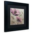 thumbnail image 3 of Trademark Fine Art "Plum Floral II" Canvas Art by Emily Adams, Black Matte, Black Frame, 3 of 5