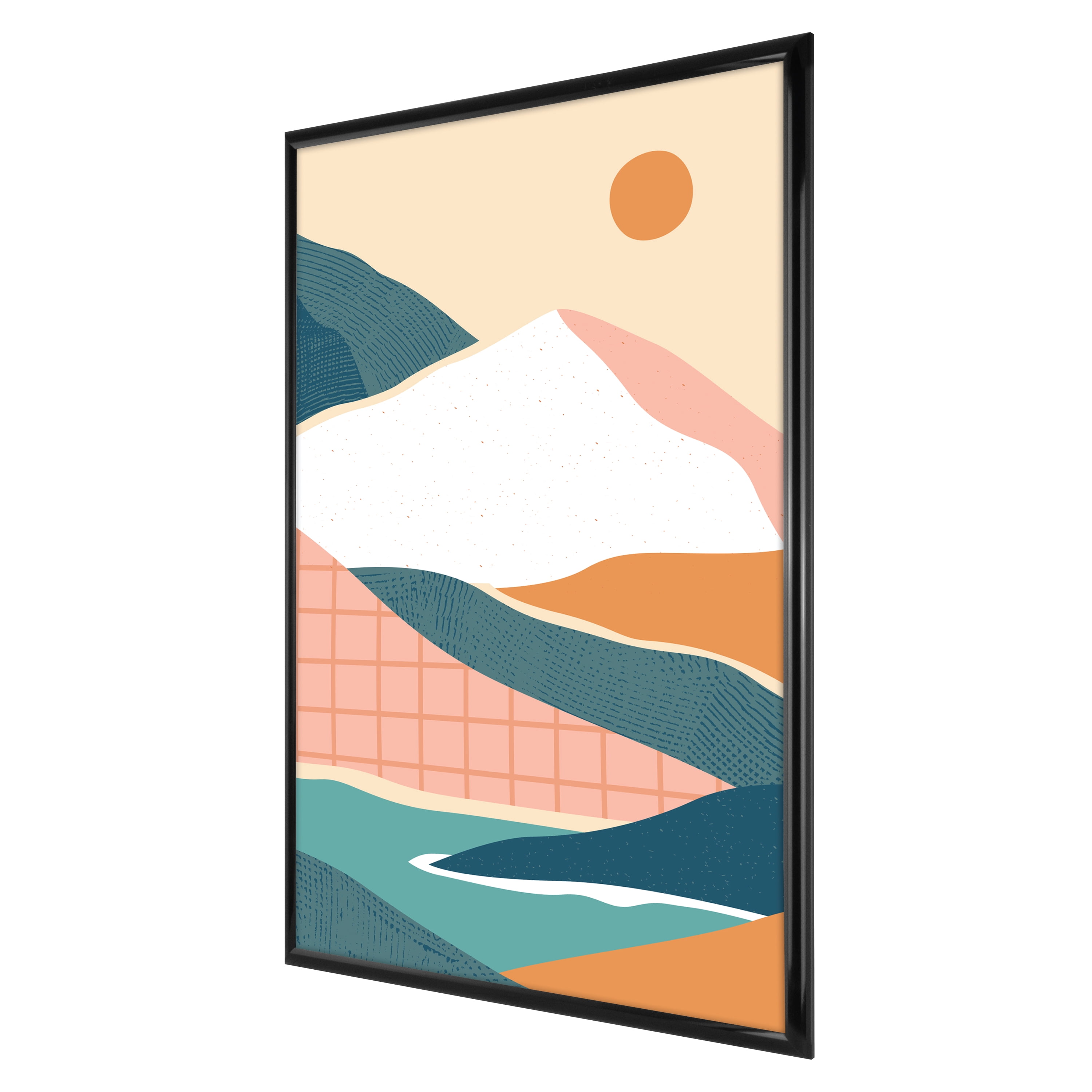 Mainstays – 22x34 Picture Frame – Black Rounded Profile Wall Photo Frame