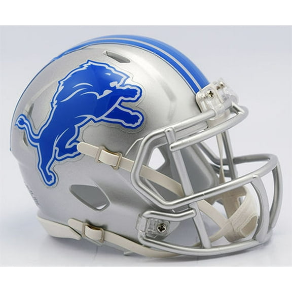 Detroit Lions 2017-2023 Throwback Riddell NFL Speed Mini Helmet