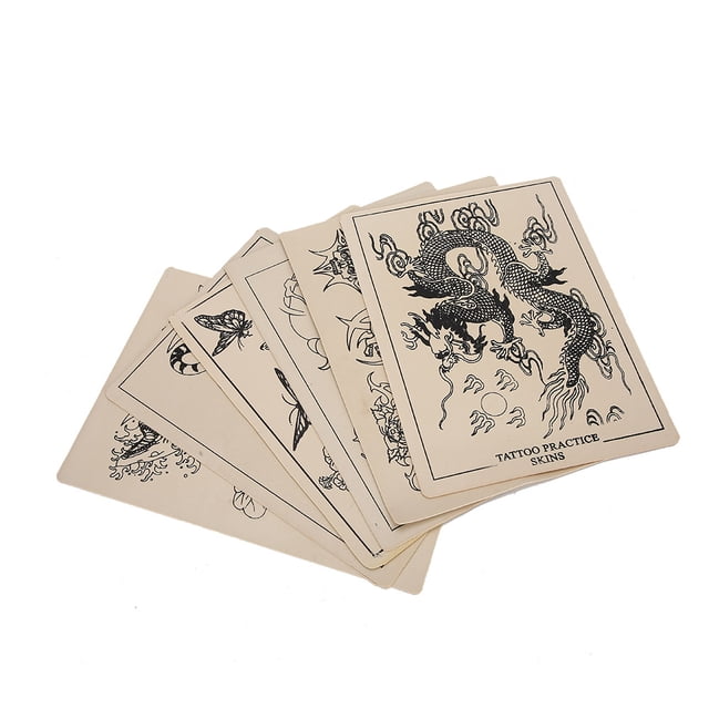 Tattoo Training Skin,6pcs Tattoo Practice Skin Tattoo Practice Skin Body Art Practice Tool Crafted with Care