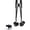 Black, variant on Inlisy Double Camera Harness for 2 Cameras, Adjustable Dual Shoulder Leather Camera Strap for DSLR/SLR (Tan)