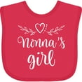 thumbnail image 3 of Inktastic Nonna Girl Granddaughter Girls Baby Bib, 3 of 4