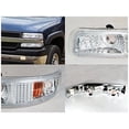 thumbnail image 2 of Spec-D Tuning 2LB-SIV99-RS Chevy Silverado 1500 2500 3500 Ls Lt, Tahoe Ls Lt Suburban Bumper Lights Chrome, 2 of 2