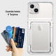 thumbnail image 4 of Funda TEKKU TPU Tarjetero para iPhone 15 PLUS Transparente, 4 of 11