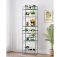 thumbnail image 6 of 3-Tier Metal Wire Shelving Rack, Storage Shelves for Kitchen Pantry, 12"D x 17.8"W x 31.5"H, Silver, 6 of 8