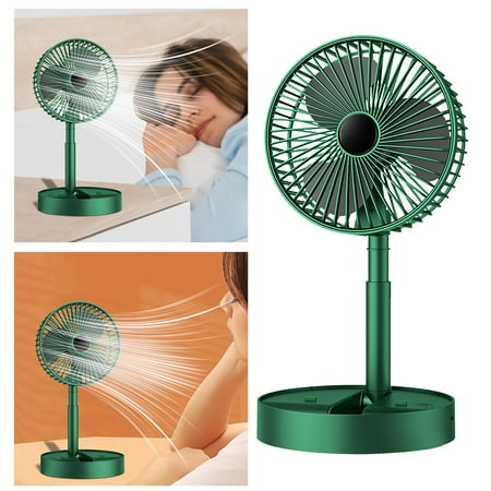 

SKBEY Portable Fab Oscillating Fan Loud Mini Fan Plug in Wall Cool Air Fans for Bedroom Folding Retractable Charging Fan Portable Outdoor Travel Home Desktop Fan USB Charging Table