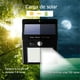 thumbnail image 3 of Costway Luz Solar Exterior 30LED Lámpara Solar con Sensor Luz de Pared Seguridad para Jardín Patio Corredor Terraza 96 x 124 x 48 mm, 3 of 9