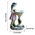 thumbnail image 2 of Figura De Resina De Niña Con Luz Solar Creativa Led, Estatua De Hada Tallada, Luces, Decoración De Jardín Sweethay HA035745-00, 2 of 6