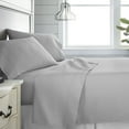 thumbnail image 6 of Noble Linens 300 Thread Count 4 Piece Bed Sheet Set - 100% Cotton, 6 of 8