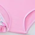 thumbnail image 6 of Ingzy Girls Swimsuit 3 Piece Bathing Suits Summer Bikini Tankini Sets with Cover Up Skirt for Toddler Kid 2-9 Years, 6 of 7
